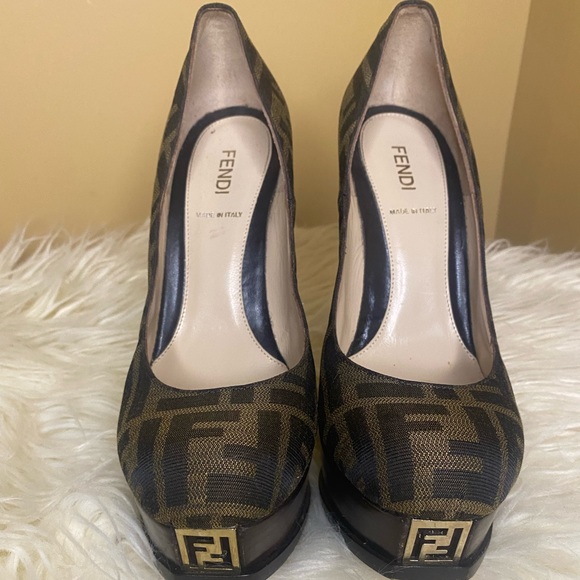 Fendi Shoes - 🔥Fendi Zucca Heels Are Fire 🔥